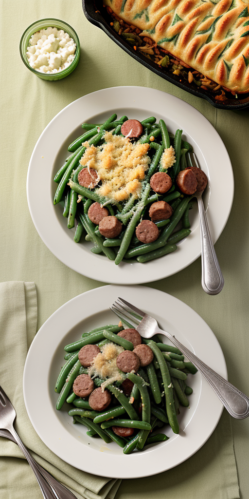 green bean and sausage casserole