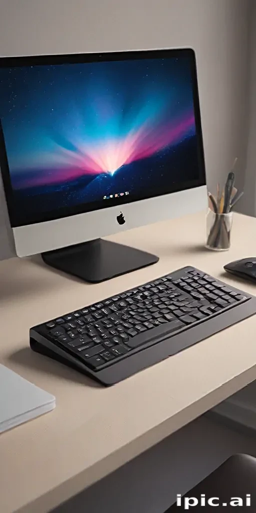 computer mockup