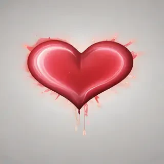 glow heart png