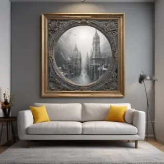 wall art mock up