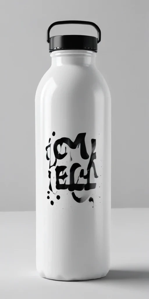 water bottle mockup