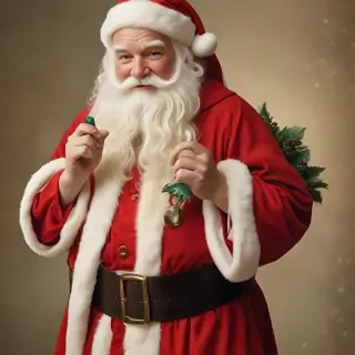 images of vintage santa