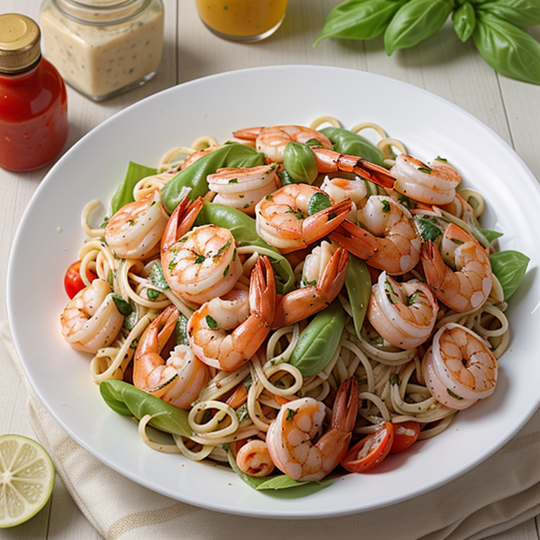 shrimp pasta salad italian dressing