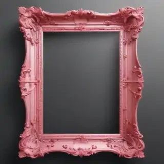 pink frame png