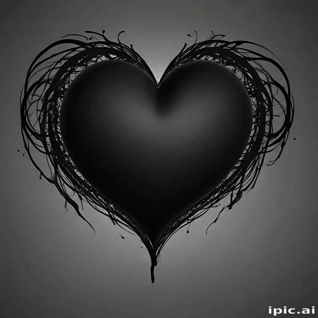 black heart pic