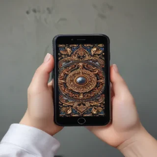 phone in hand png