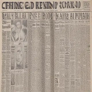 newspaper collage png