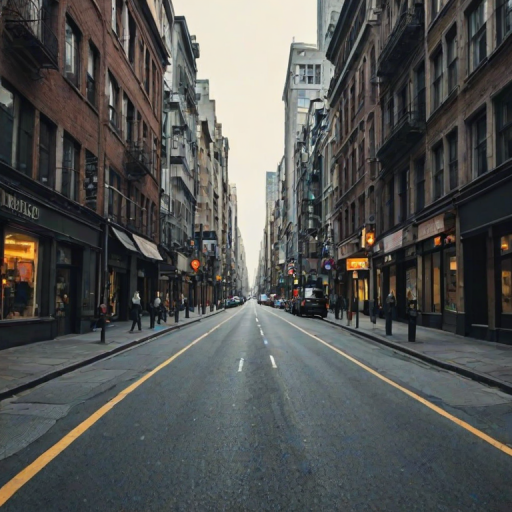 city street background