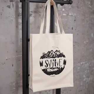 mock up tote bag