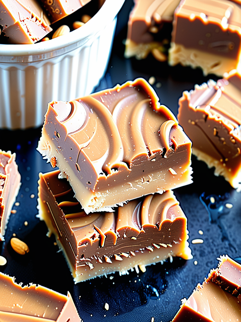 deliciously-creamy-peanut-butter-fudge-squares-perfect-for-any-sweet-tooth