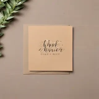 greeting card mockup