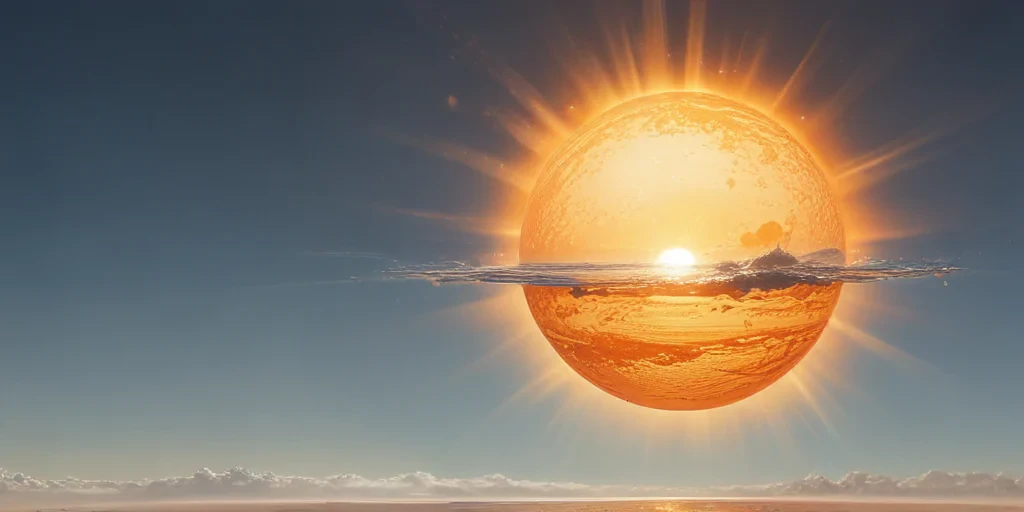 transparent sun
