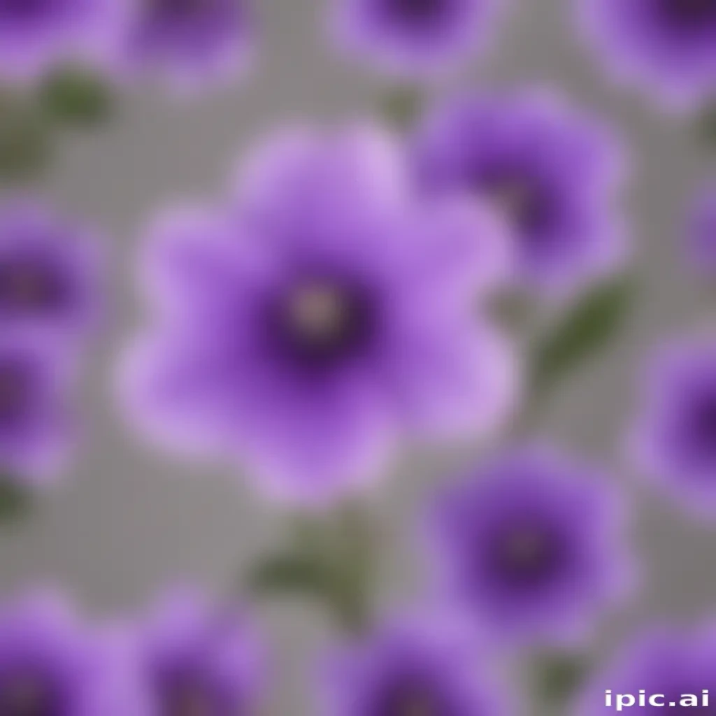 transparent purple flower
