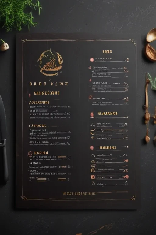 restaurant menu mockup free