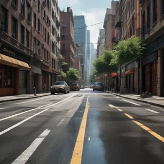 city street background