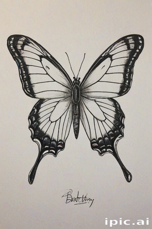 buttefly drawing