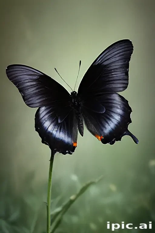 black butterfly
