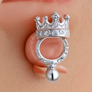 kings crown piercing