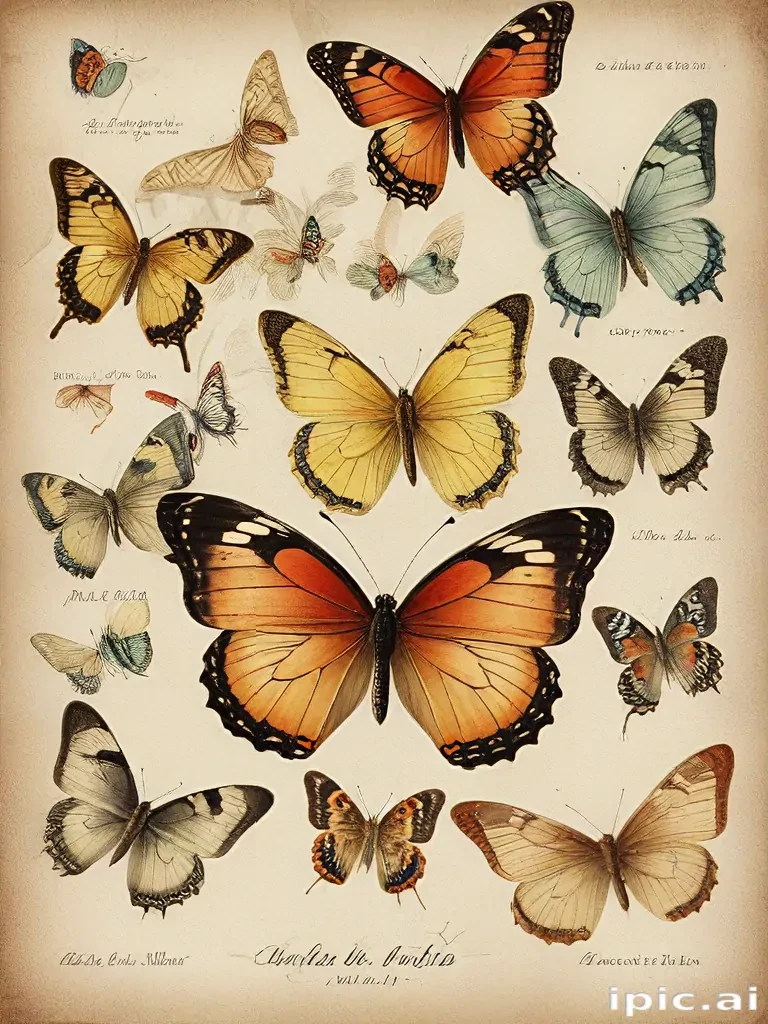 vintage butterfly illustration