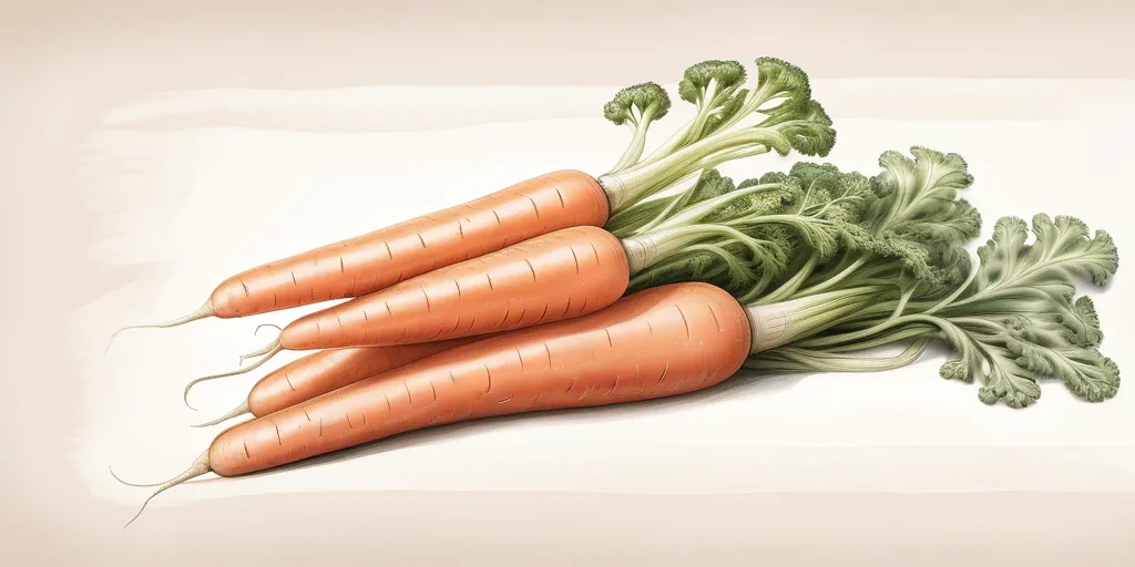 carrot drawing