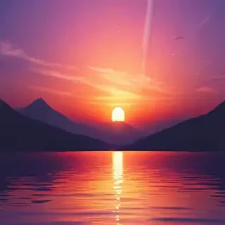 cute sunset wallpaper