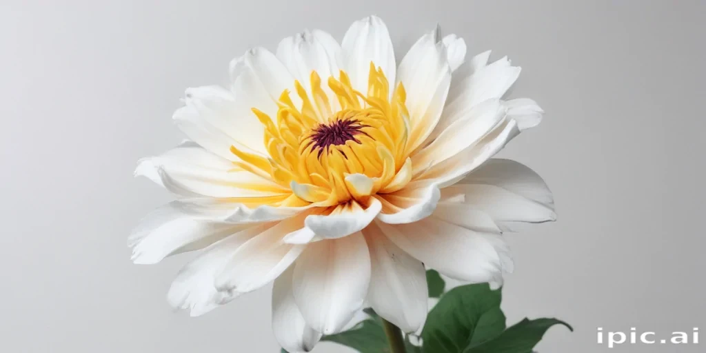 flower white bg