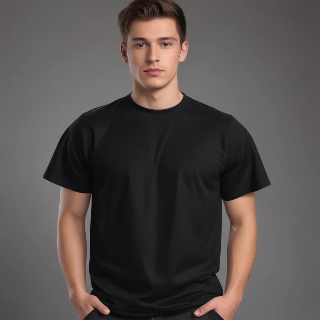 black t-shirt png