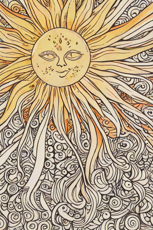 sun doodle
