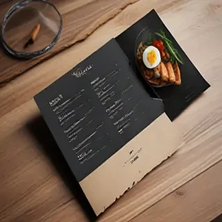 restaurant menu mockup free