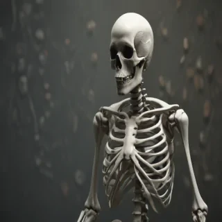 skeleton background
