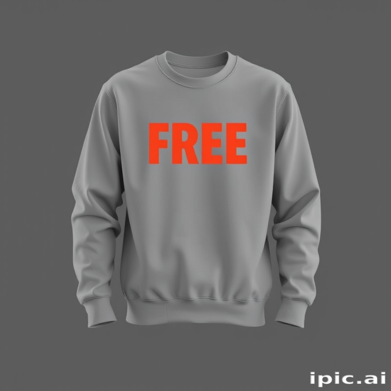 free sweatshirt mockup