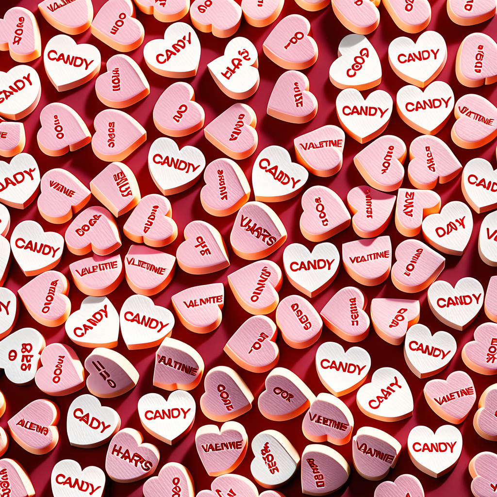 candy hearts for valentine's day