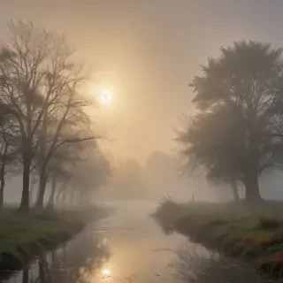 foggy background