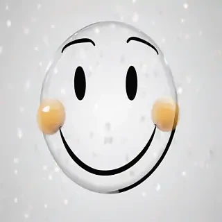 transparent happy face