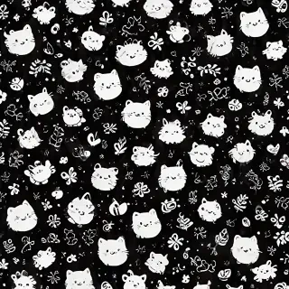 cute backgrounds black