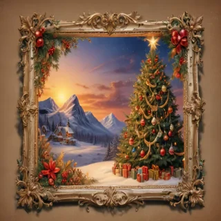 christmas clip art frames
