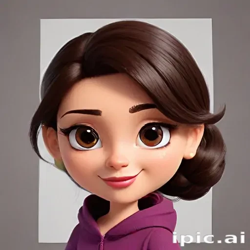 brunette cartoon character