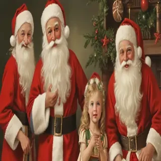 vintage santa images