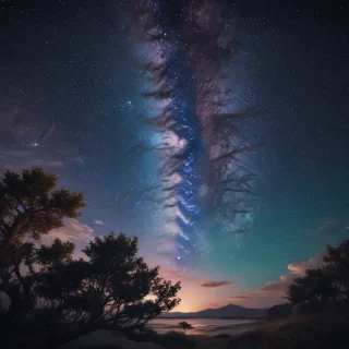starry background aesthetic