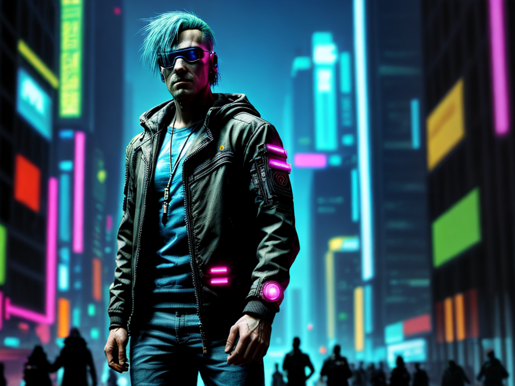 cyberpunk style