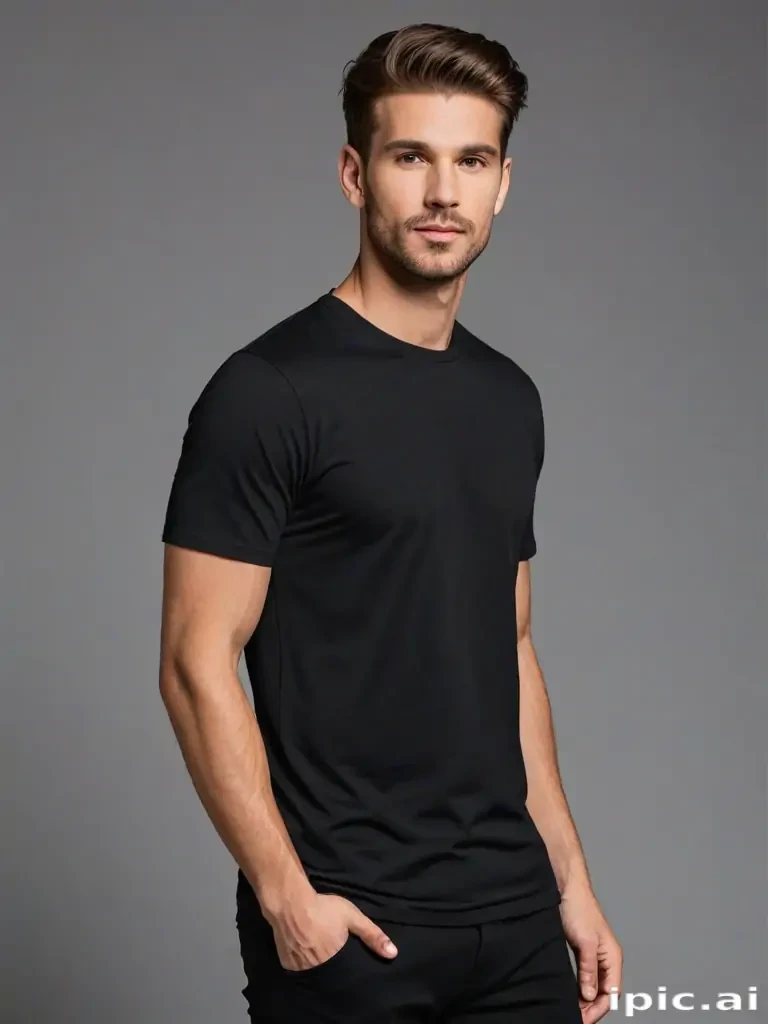 black tee png