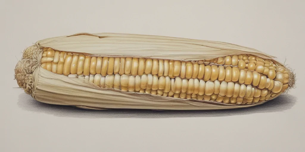 corn drawing