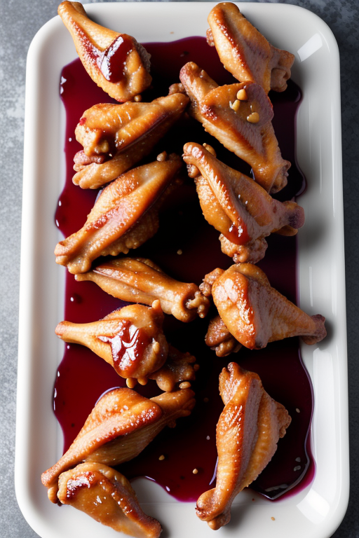 peanut butter and jelly chicken wings