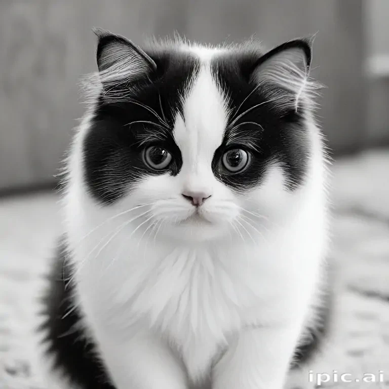 cute black and white