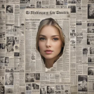 newspaper collage png