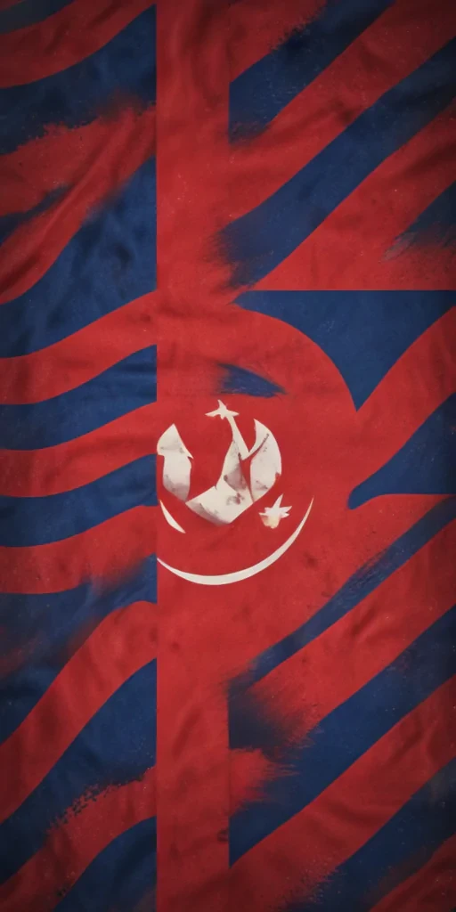 north korea flag
