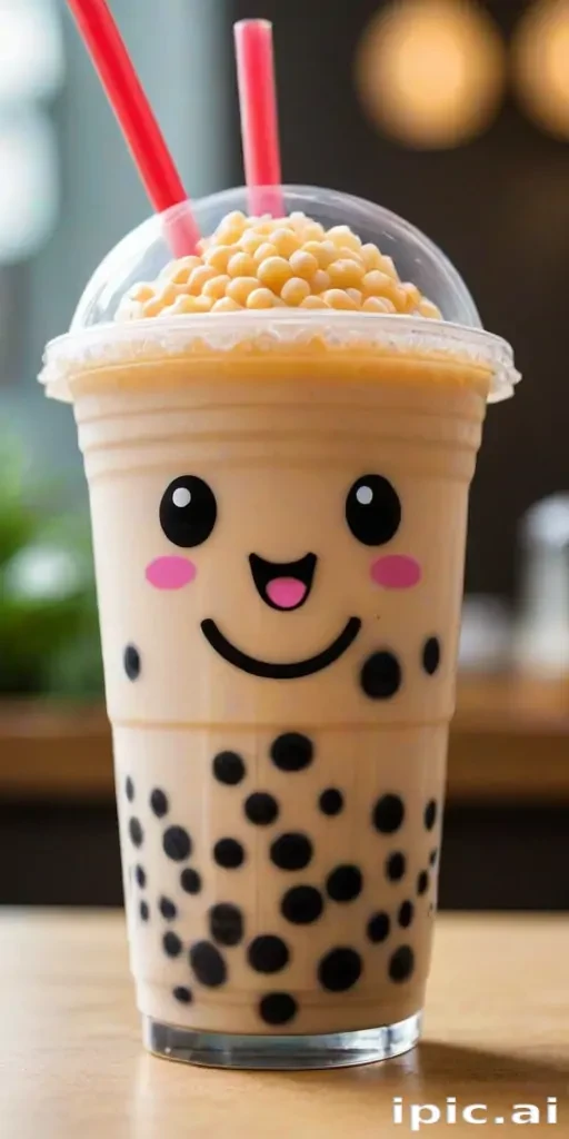 boba tea cute