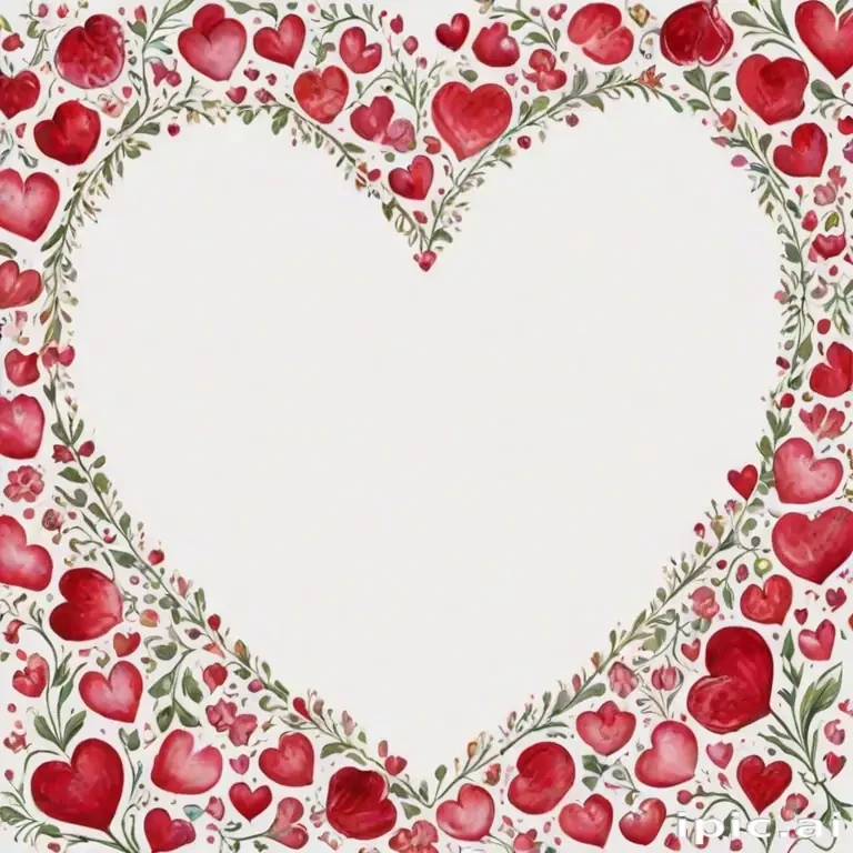 heart border png aesthetic