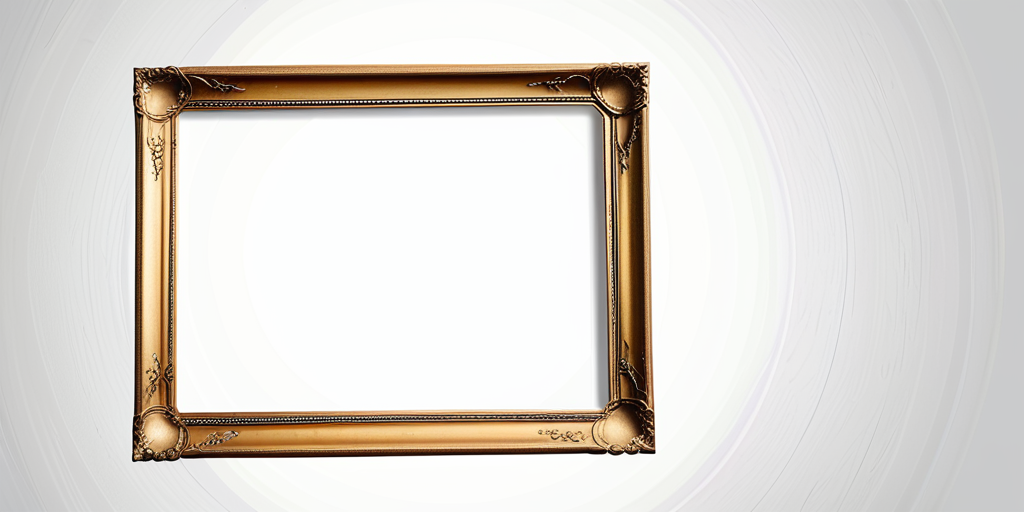A Beautifully Ornate Picture Frame Ready for a Stunning Artwork Display