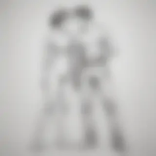 couple drawing poses